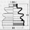 LEXUS 0443722120 Bellow, driveshaft